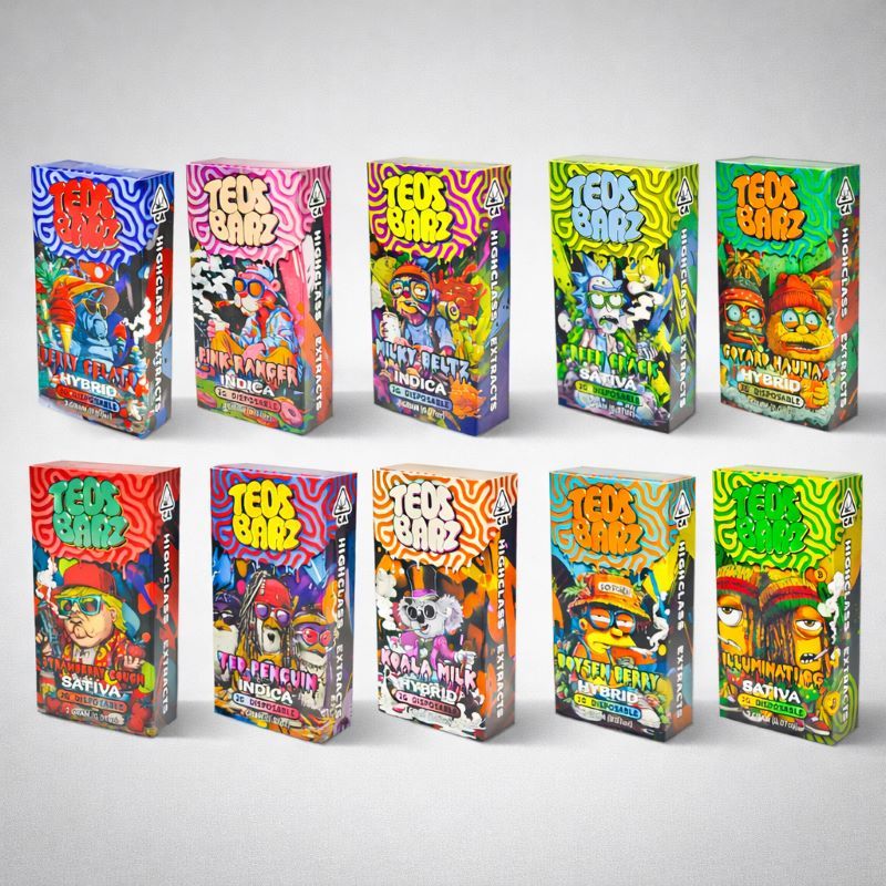 Teds Barz 1g & 2g Empty All-in-One Vape